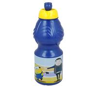 Stor Despicable Me Minions Kids Water Bottle with Drip Seal - 400ml BPA Free