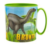 STOR Dinosaur Kids Plastic Mug 390ml - Microwave Safe, Durable Reusable Cup for Children