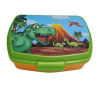Stor - Dinosaur T-REX Lunch Box - School Travel Lunch Food Box - Rectangular & Dino Lunch Box - Lunch and Snack Container 18x5x13 CM