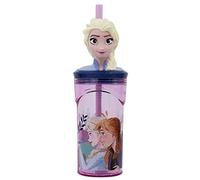 Stor Disney Frozen 3D Figurine Tumbler for Kids with Straw, Attractive Lid, BPA-Free Material, Durable Design, 360 ml