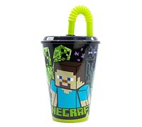 Stor Easy Cane Vaso 430 ML Minecraft, Multicoloured, 1 Unidad (Paquete de 1)