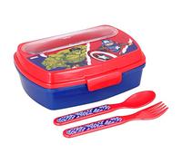 Stor Estándar Avengers Comic Heroes Rectangular Sandwich with Inserts Plastic Plain