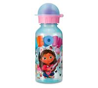 Stor Gabby's Dollhouse Kids Water Bottles - 370ml Reusable & BPA Free Toddler Drinks Bottles, Lightweight Small Plastic Water Bottle for School & Sports