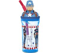 Stor Glass Original MARVEL Captain America Mens 360 ML for Children School
