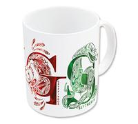 STOR Harry Potter - Offset Mug - Hogwarts Mug - Gryffindor - Hufflepuff - Ravenclaw - Slytherin - Tea Cup - Coffee Cup - Ceramic