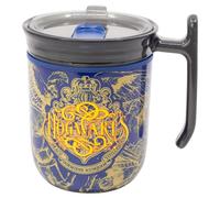 STOR Harry Potter Travel Coffee Mug with Handle and Slide Lid 470ml - Stainless Steel Double Wall Insulated Reusable Tumbler