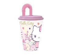 Stor Hello Kitty Easy Straw Glass 430ml
