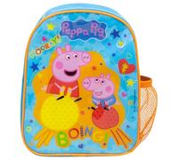 Stor Insulated Lunch Bag Peppa Pig with Handles and Zipper - Kids Snack Tote Bag for School - Durable Textile Material