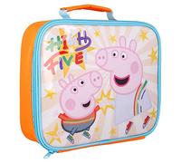 Peppa Pig Rectangular Insulated Lunch Box Bag for Boys and Girls, Perfect Size for Packing Hot or Cold Snacks for School and Travel, BPA Free