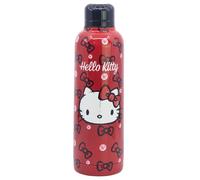 STOR Insulated Stainless Steel Water Bottle Hello Kitty 515ml - Double Wall Vacuum Flask for Hot and Cold Drinks - Reusable Leak Proof