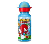 Stor Kids Water Bottles - 370ml Reusable & BPA Free Toddler Drinks Bottles, Lightweight Small Plastic Water Bottle for School & Sports (Sonic the Hedgehog)