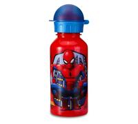 Stor Kids Water Bottles - 370ml Reusable & BPA Free Toddler Drinks Bottles, Lightweight Small Plastic Water Bottle for School & Sports (Spiderman)