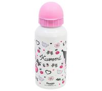 STOR Kuromi Aluminium Water Bottle 400ml for Kids - Reusable Children's Drinking Bottle with Safety Spout and Leak-Proof Cap - Lightweight and Durable