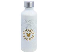 STOR Mickey Mouse Aluminium Water Bottle 740ml - Reusable Drinks Bottle with Safety Cap - Lightweight and Durable for Teens and Adults