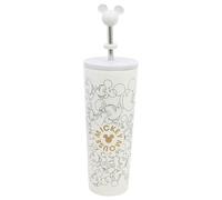 Stor Mickey Mouse Insulated Tumbler with Straw 770ml - Stainless Steel Travel Cup with Lid for Hot and Cold Drinks