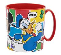 Stor Mickey Mouse Kids Plastic Mug 390ml - Microwave Safe, Durable & Child-Safe, Fun Character Design for Children