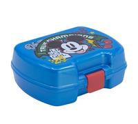 Stor Mickey Mouse Sandwich Box for Kids 371ml - Small Resistant Plastic Lunch Container, BPA Free, Perfect for School and Outings