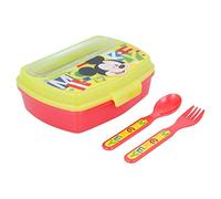 Stor Mickey Mouse Sandwich Maker with Cutlery, Multi-Colour, 16 x 13 cm