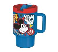 530ml Mickey Plastic Mug with Lid