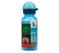 Stor Minecraft 370ml Small Kids Water Bottle with Leakproof Flip Top Lid