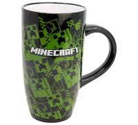 STOR Minecraft Ceramic Latte Mug 695ml - Large Coffee Mug with Original Designs - Dishwasher and Microwave Safe - Official Merchandise