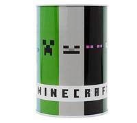 Stor Minecraft Money Box Piggy Bank, Metal, Break to Open