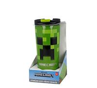Stor Minecraft Stainless Steel 425 ML Coffee Glass, Metal, Multicoloured, Estándar