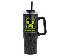 Stor Minecraft Stainless Steel Water Bottle, 670 ml, Airtight Cap with Handle, Durable Reusable for School Sport Travel