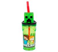 Stor Minecraft Straw 3d Figure 3d 360ml Glass