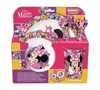 Minnie Mouse 'Bold Florals' 5 Piece Dinner Set for Kids