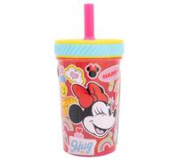 Stor Minnie Plastic Cup with Silicone Straw