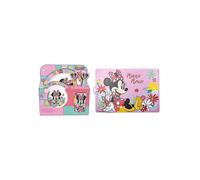 Stor Minnie Twin Pack - 5 Piece Non-Slip Set & Placemat