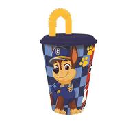 Stor Paw Patrol Boy Rescue Pups Easy Straw Glass 430ml