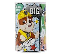 Stor Paw Patrol Comic Metallic Money Box, Piggy Bank, Break to Open