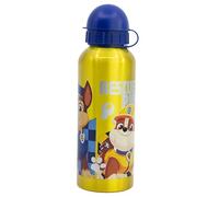 Stor Paw Patrol Kids Aluminium Water Bottle 530ml with Anti-Drip Spout and Safety Cap for School Sports Children