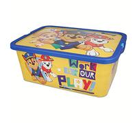 Stor Paw Patrol Storage Box Container with Click Lock Lid, For Kids, Bedroom, Playroom, Toys, BPA Free (13 Litre)