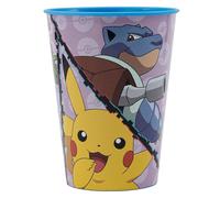 Stor Pokemon 260ml Plastic Tumbler, Reusable, Drinking Cup for Kids, Children, Cup, Easy to Clean, BPA Free (Multicolour)
