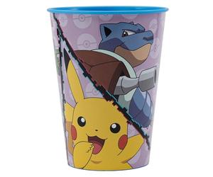 Stor Pokemon 260ml Plastic Tumbler, Reusable, Drinking Cup for Kids, Children, Cup, Easy to Clean, BPA Free (Multicolour)