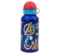 STOR Pokemon Aluminium Water Bottle for Kids 400ml - Reusable Children's Bottle with Safety Spout and Leak-Proof Cap - Lightweight and Durable