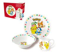 Stor Pokémon Happy Fun Ceramic Bowlplateand Mug Set Lunch Bag