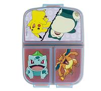 Stor Pokemon Sandwich Lunch Snack Box 3 Multi Compartment Kids Children School
