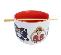 Stor Ceramic Ramen Bowl with Chopsticks in One Piece Gift Box