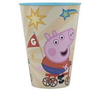 STOR Reusable BPA-Free Kids’ Plastic Cup 430 ML | Peppa Pig Kindness Counts