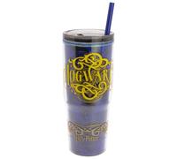 STOR Reusable Coffee Tumbler with Straw and Lid 860ml, Double Wall Insulated Travel Mug with Handle, BPA Free Plastic Cup for Hot and Cold Drinks