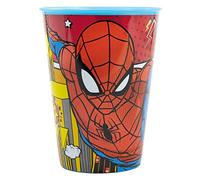 Stor Reusable Plastic Cup for Children 260 ml | Spiderman Midnight Flyer