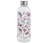 Stor Reusable Water Bottle Hello Kitty 850ml Plastic BPA Free with Metal Screw Cap Leak Proof for School Sports Work