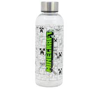 STOR Reusable Water Bottle Minecraft 850ml Plastic BPA Free with Metal Screw Cap Leak Proof for School Sports Work