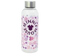 STOR Reusable Water Bottle Minnie Mouse 850ml Plastic BPA Free with Metal Screw Cap Leak Proof for School Sports Work