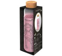 Stor gorjuss 20oz Borosilicate Glass Water Bottle with Silicone Sleeve