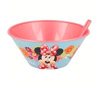 Stor Sippy Bowl 500ml with Straw (Minnie Bloom)
